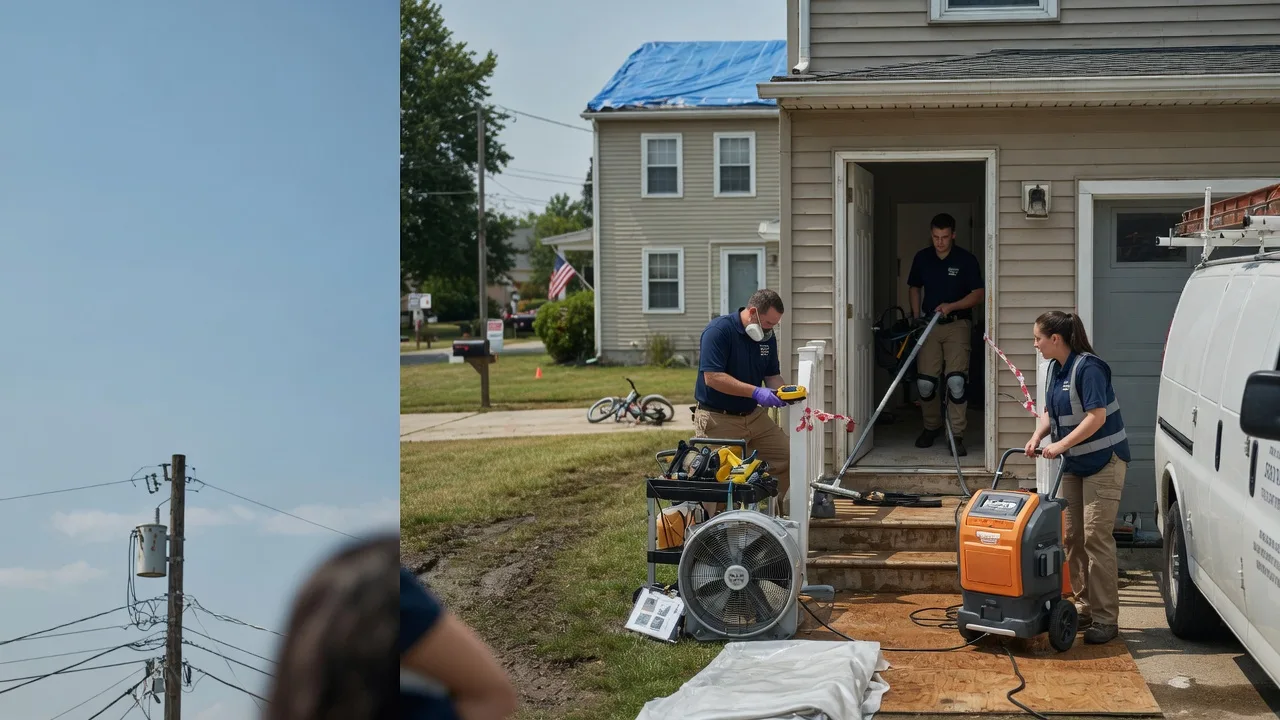 Water Damage Repair in Bellville, TX near me